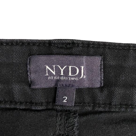 NYDJ Women's Black Straight Leg Jeans - Picture 6 of 9